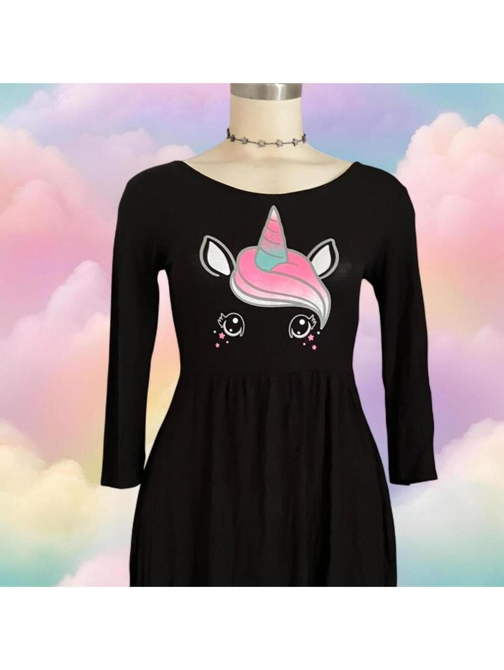 Black Justice unicorn dress